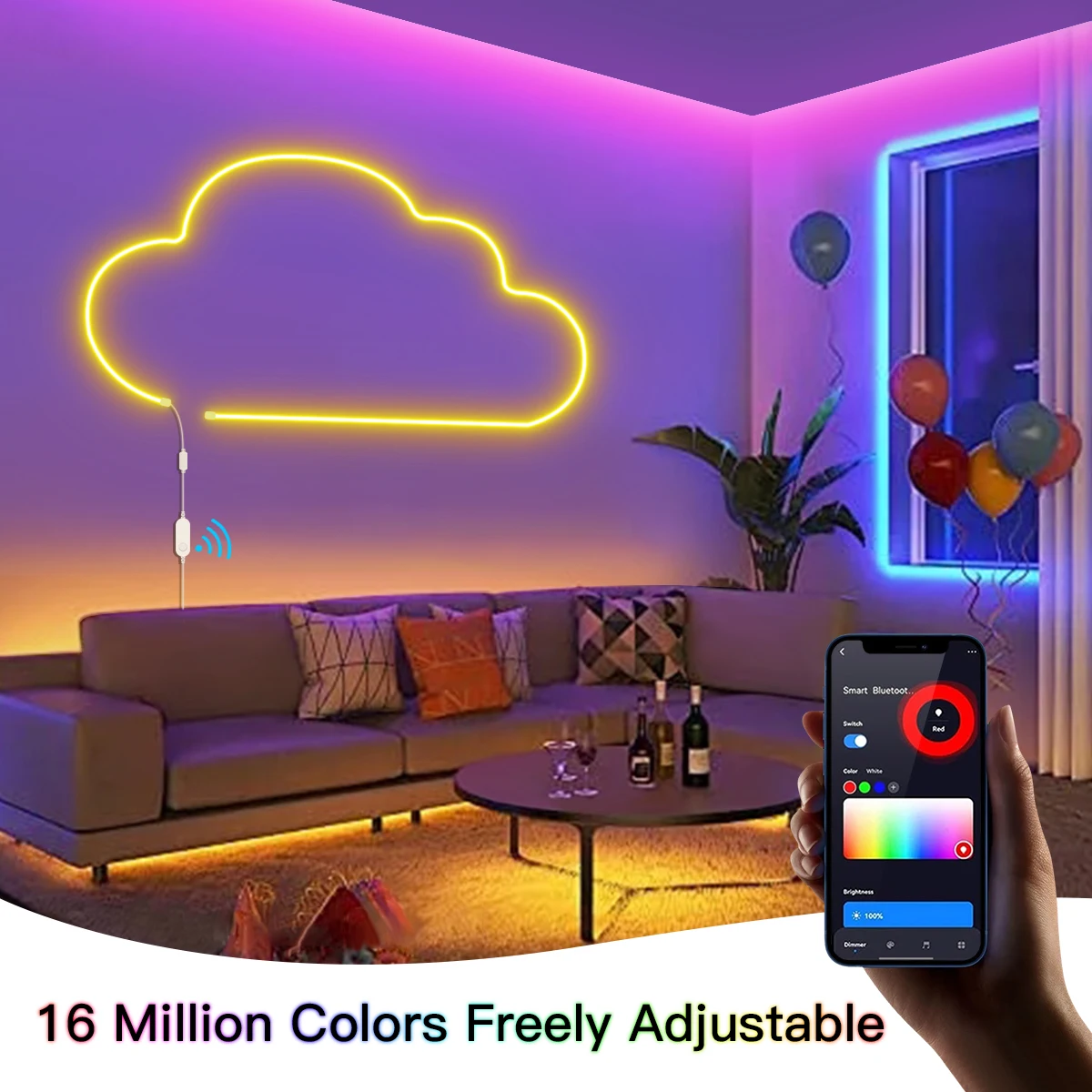 Zigbee Tuya RGB HA CONDOTTO LA Luce di Striscia 5V 2m 3m 5m Diodo Al Neon Nastro Nastro Flessibile Dimmerabile Armadio Decorazione Della Lampada per Alexa
