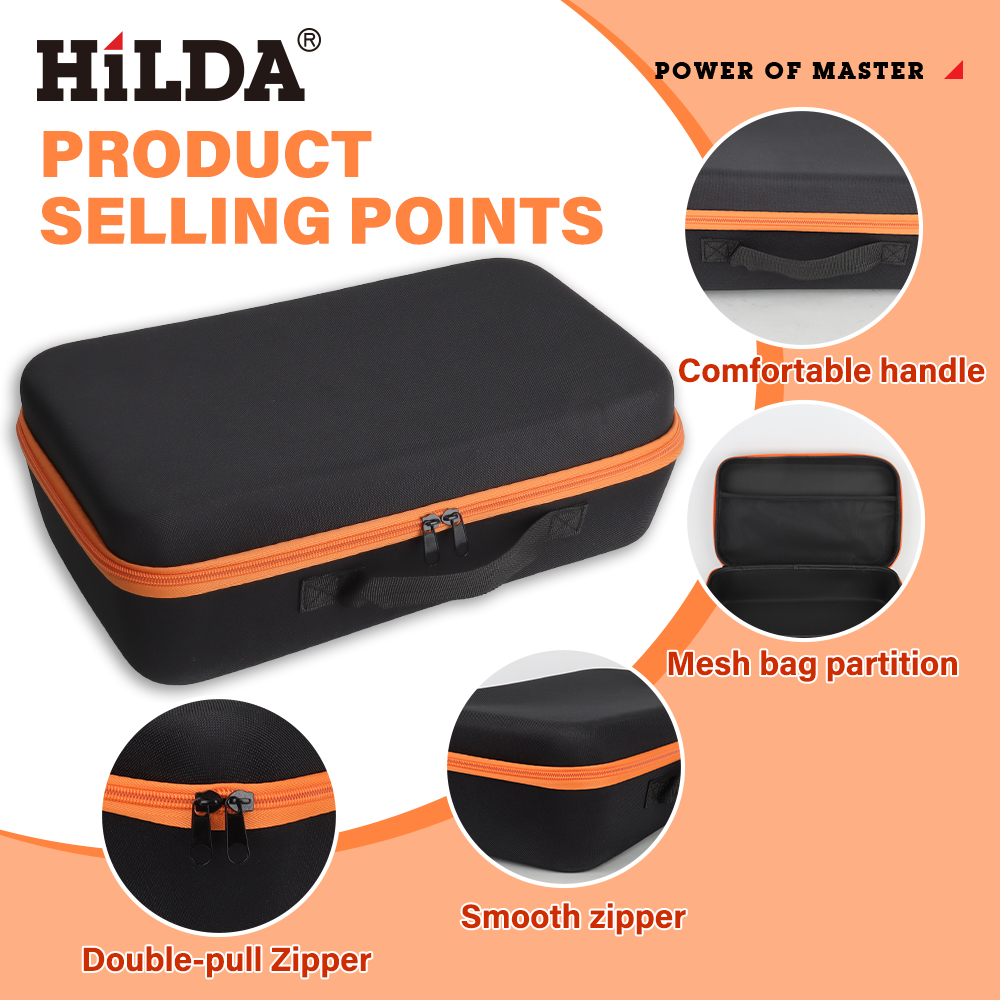 HILDA Waterproof Tool Box Large Capacity Electric Drill Carry Bag Oxford Cloth Bag For Electrician Hardware Shockproof Tool Bag