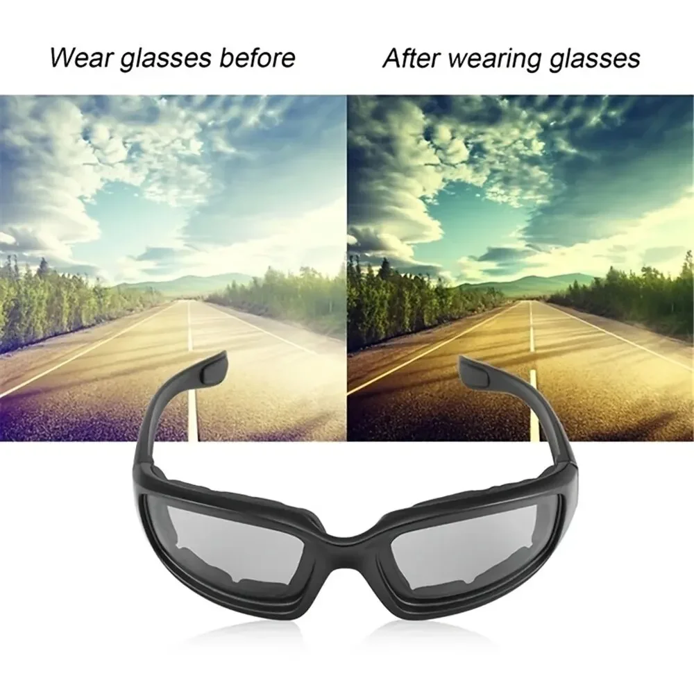 남성과 여성을 위한 Gafas de motocicleta antideslumbrantes, 바람 방지, 빈티지, 안전 안경, 눈 보호