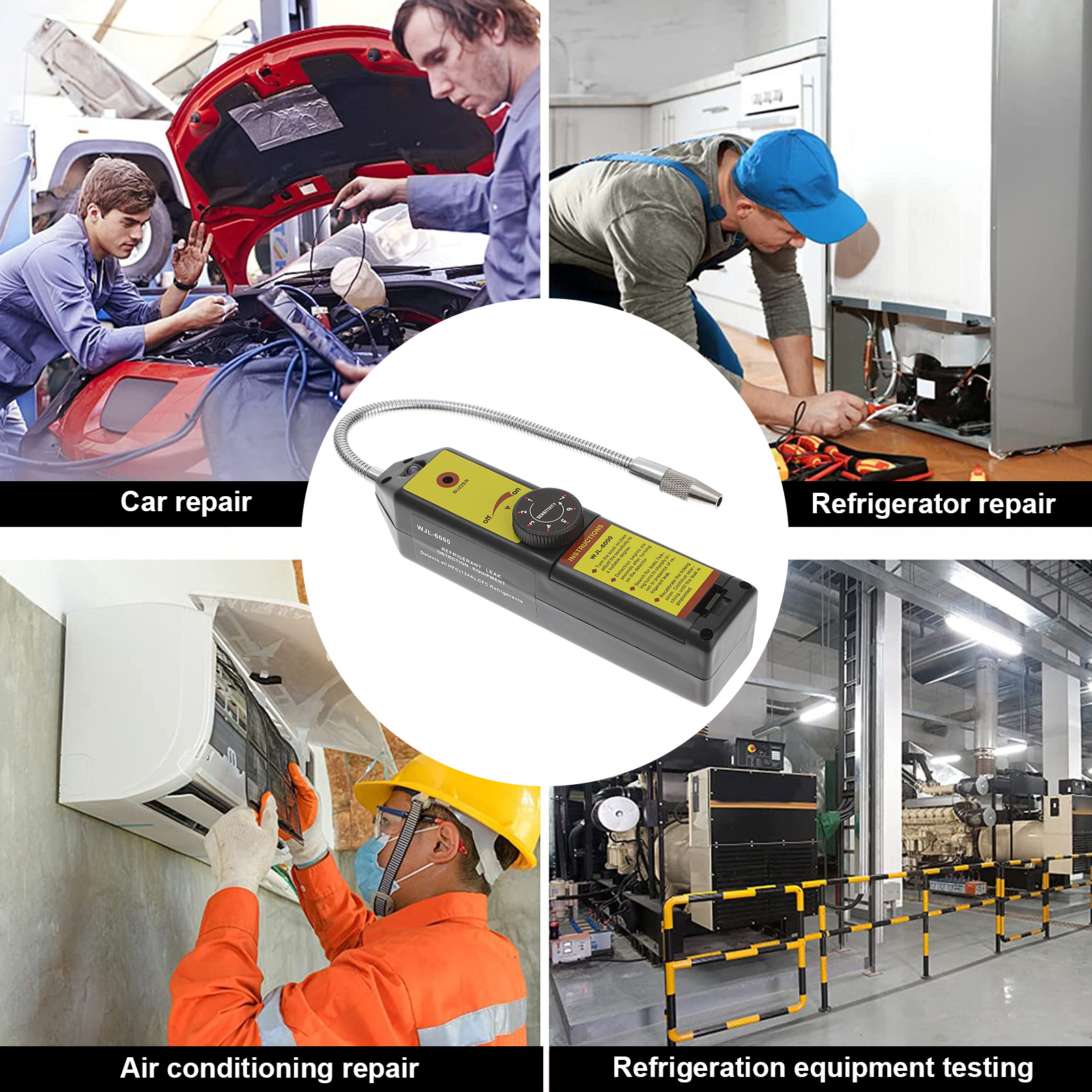 สารทําความเย็นรั่ว Hvac เครื่องปรับอากาศเครื่องทดสอบการรั่วไหลของฮาโลเจนสําหรับเครื่องมือ Hvac hvac สารทําความเย็น AC