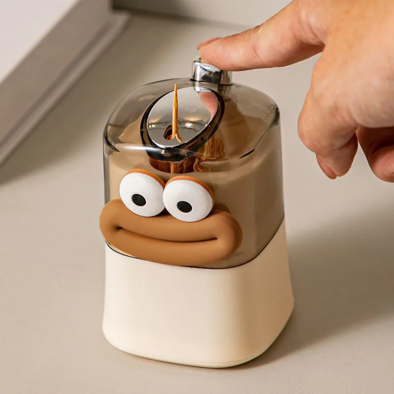 Boîte de rangement créative pour cure-dents, boîte à cure-dents Pop-up automatique, maison, salon, salle à manger, porte-cure-dents de type poussoir