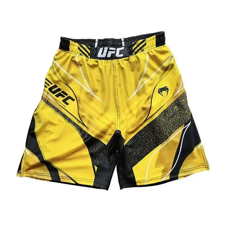 Muay Thai Shorts, UFC Venom, Boxen, Kickboxen, Sanda Training, MMA Laufen, Fitness, schnell trocknend, Kampfsport, Caprihose