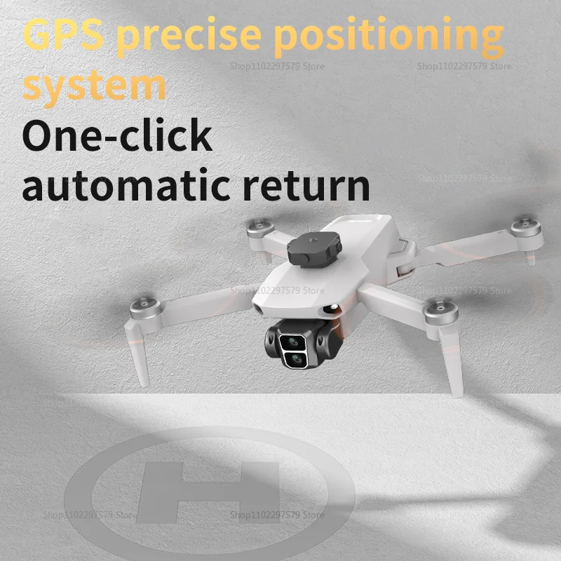 L106 drone 8k hd câmera dupla motor sem escova evitar obstáculos com tela de controle remoto quatro eixos rc drone brinquedo para crianças adulto