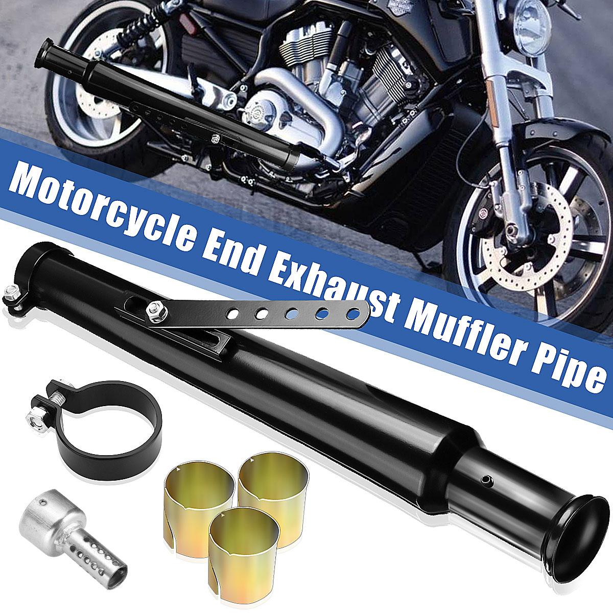 Motorrad Auspuff Schalldämpfer Retro Vintage Klassische Galvanik Escap Moto für Cafe Racer Bobber Chopper Custom