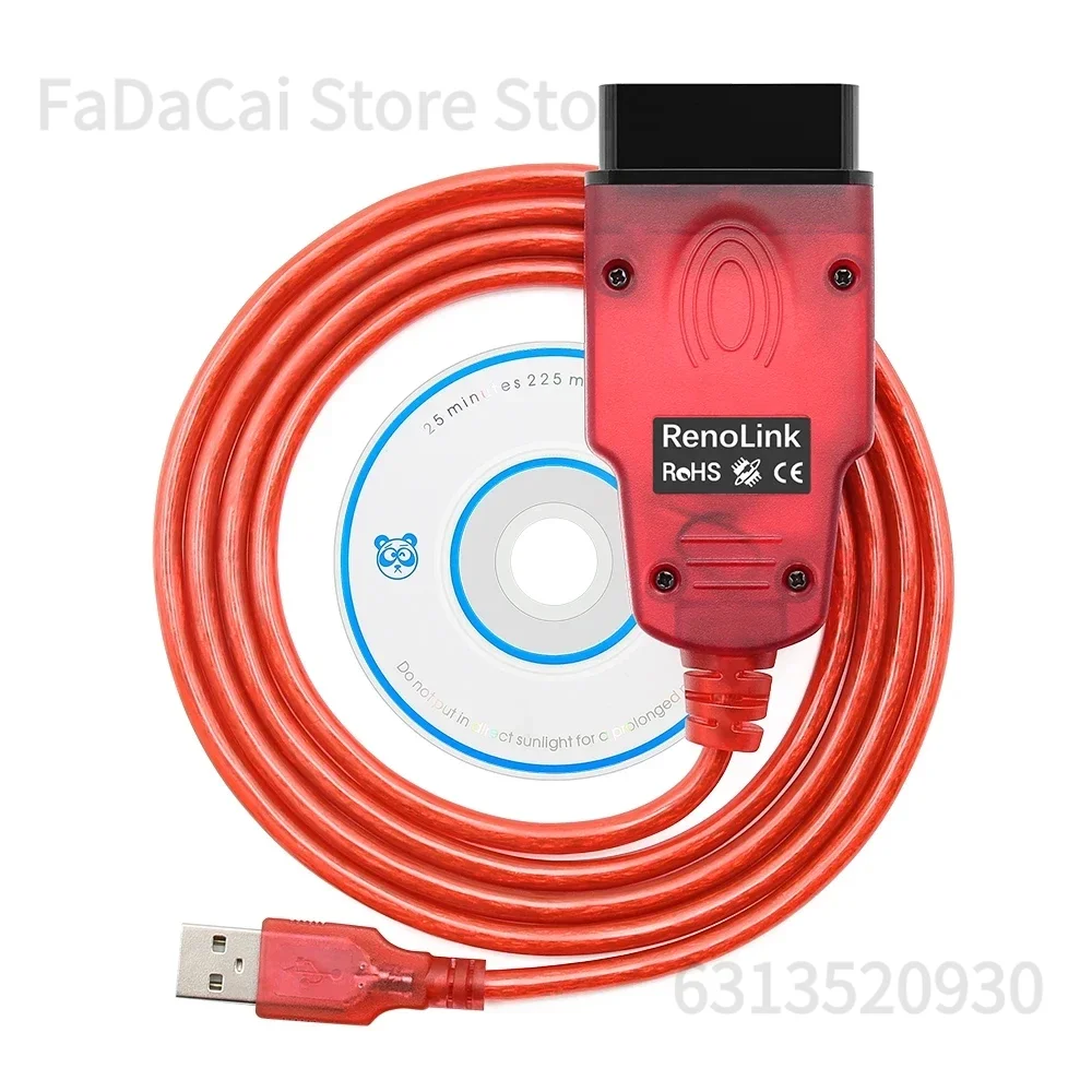 2025 Renolink V2.10 OBD2 ECU programmeur outil ECU clé codage ECM Reno lien pour Renault OBDII outil de Diagnostic de voiture