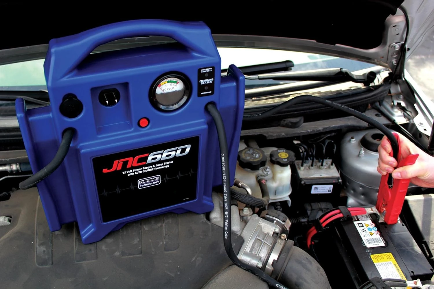Jump-N-Carry JNC660 1700 Peak Amp 12 Volt Jump Starter , Blue