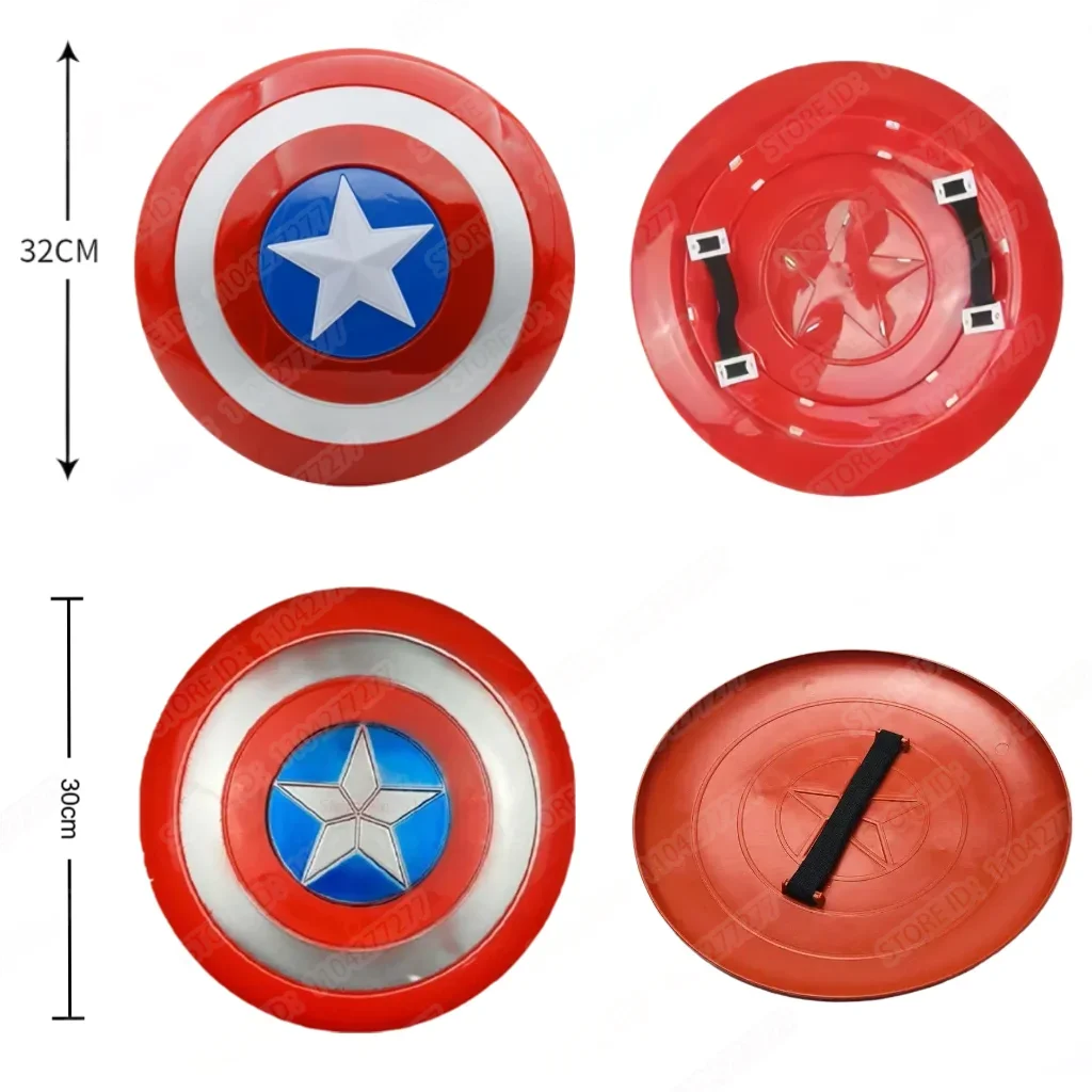 Avengers Cosplay Captain America Shield Model dla dzieci Captain America Arm Guard Kids Halloween Carnival Party Props Gift