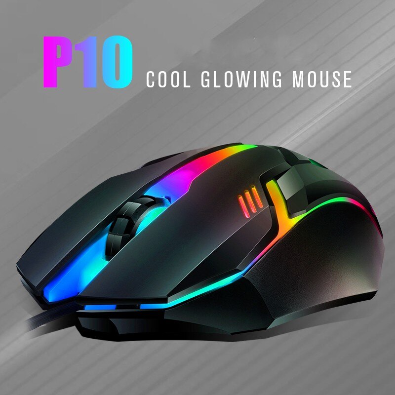 1 PC zręcznie M01 sportowe podświetlane podświetlane przewodowa mysz dla graczy z USB LED do pulpit PC myszka komputerowa dla graczy biurowego laptopa