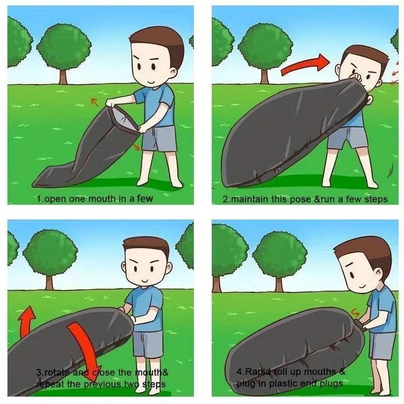 LUSQI-sofá inflable de aire, sofá plegable Extra grueso para acampar al aire libre, playa, Patio, muebles para el hogar de inflado rápido