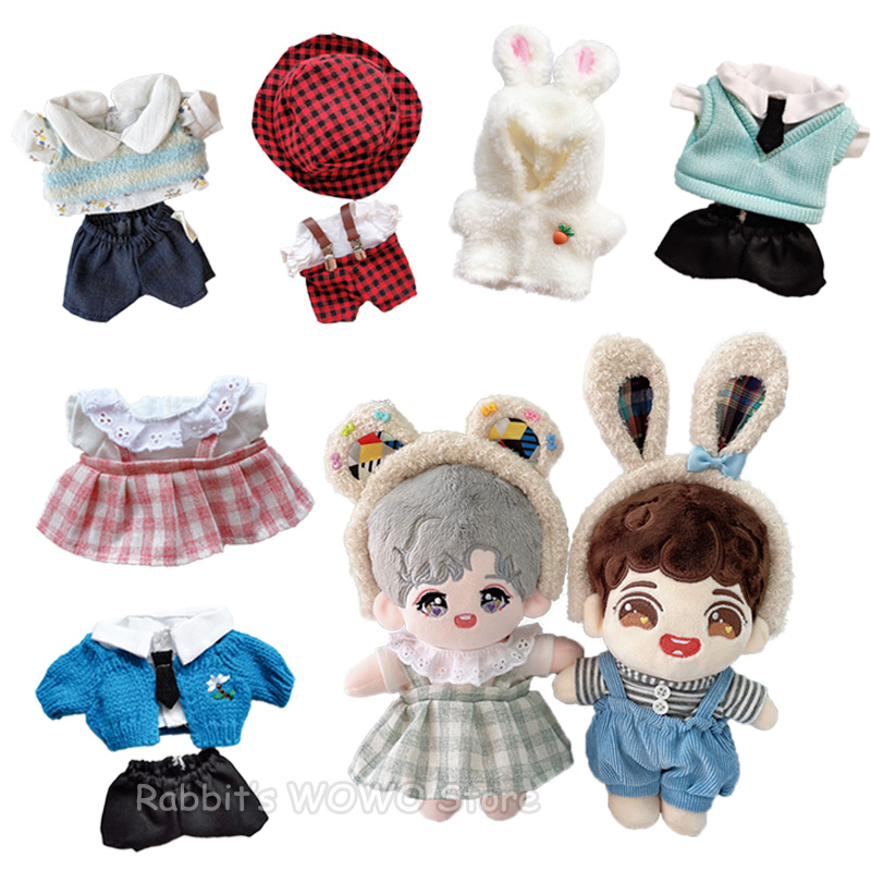 Quần Áo Búp Bê Cho 20Cm Thần Tượng Búp Bê Phụ Kiện Sang Trọng Búp Bê Quần Áo Áo Len Đồ Chơi Nhồi Bông Búp Bê Bộ Trang Phục Cho Hàn Quốc Kpop balo EXO Búp Bê