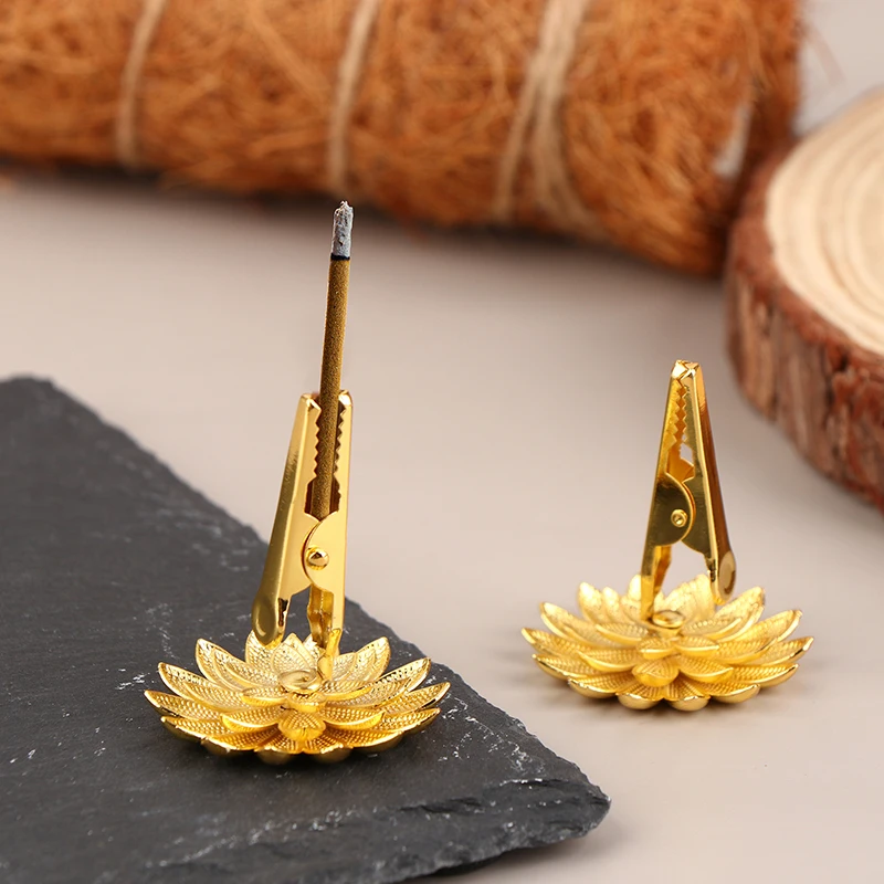 Tempat tongkat dupa Mini, 1 buah klip aroma Lotus Mini, pembakar dupa, kerucut dupa, dasar koil kayu cendana, dekorasi ruang cuci rumah