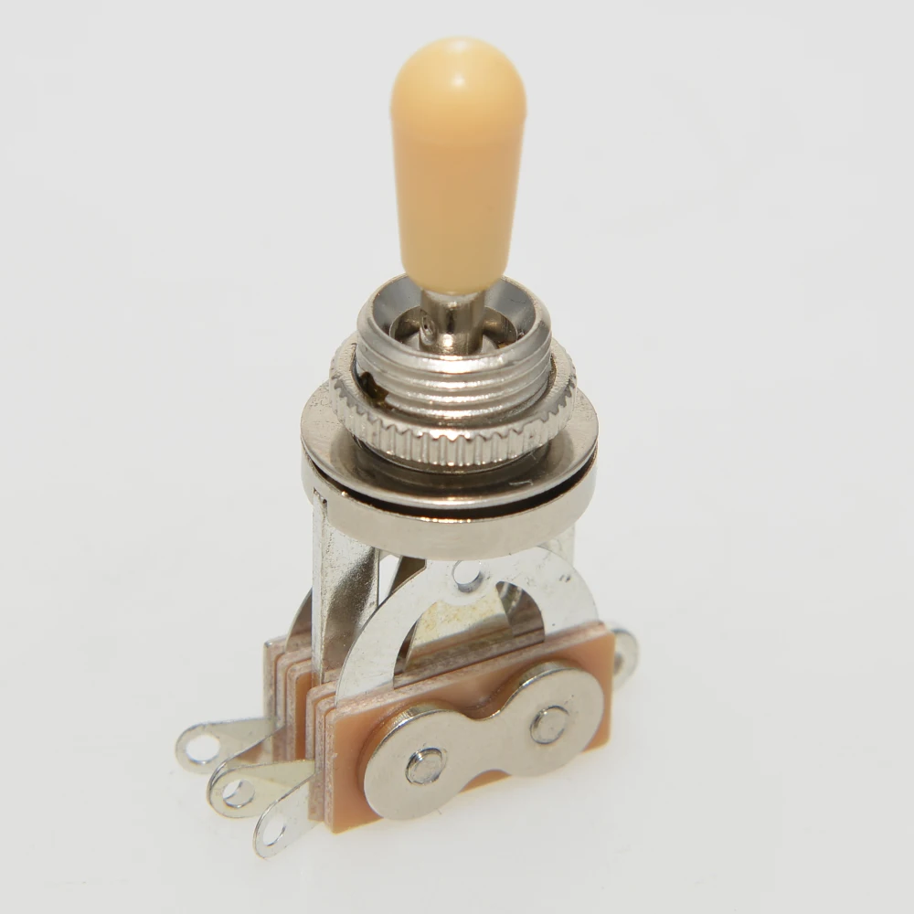 1pcs 3 Way Toggle Switch for LP Guitar 3 Way Guitar Switch with Tip Cap Electric Guitar Pickup Selector Switch