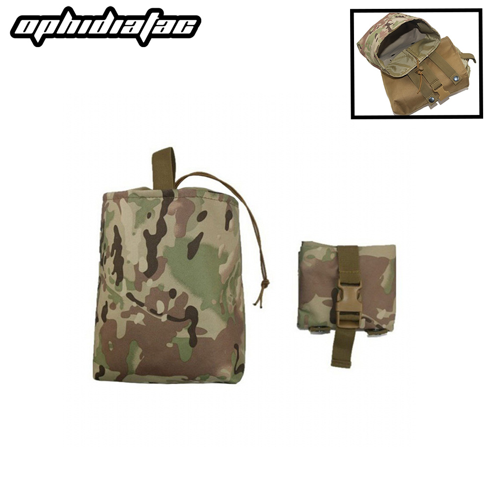 OPHIDIAN Molle Magazine Dump Drop Custodia pieghevole Caccia Airsoft Munizioni Borsa per attrezzi EDC Pieghevole Utility Recovery Mag Pack