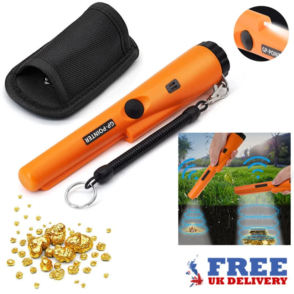 Professional Treasure Hunter Pointer Handheld Metal Detector Finder Pinpointer Probe Pinpointing Waterproof 360 Side Scan