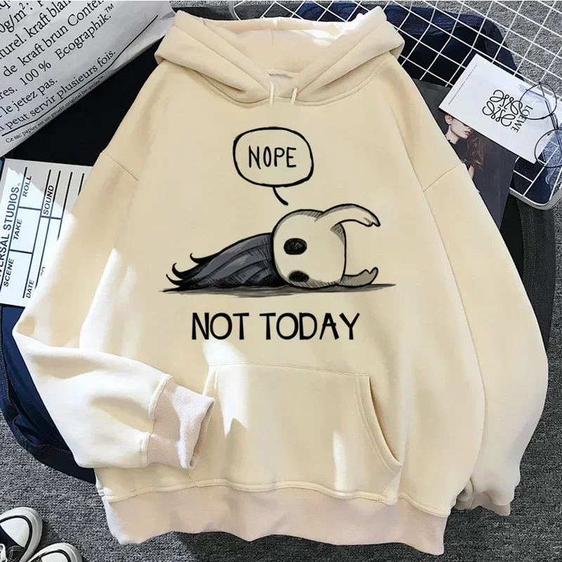 Hollow Knight Hoodies Homens Coréia Ulzzang Grunge Y2k Estética Fmale Outono e Inverno Pulôver Hoddies Gráfico Streetwear