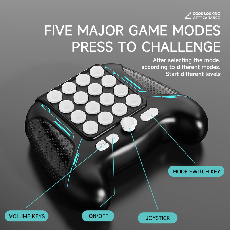 Electronic Pop Light Up Game, Handle Toys para Crianças e Adultos, Anti Stress Relief, Chases, Light Game Console, Xmas Gifts