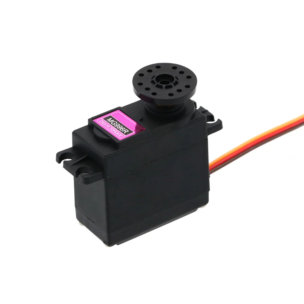 แรงบิดสูง MG996R 4.8-6.0V Digital Servo พร้อมเกียร์โลหะสําหรับ Futaba JR 1/8 1/10 RC รถเฮลิคอปเตอร์หุ่นยนต์เรือ Arduino UNO DIY