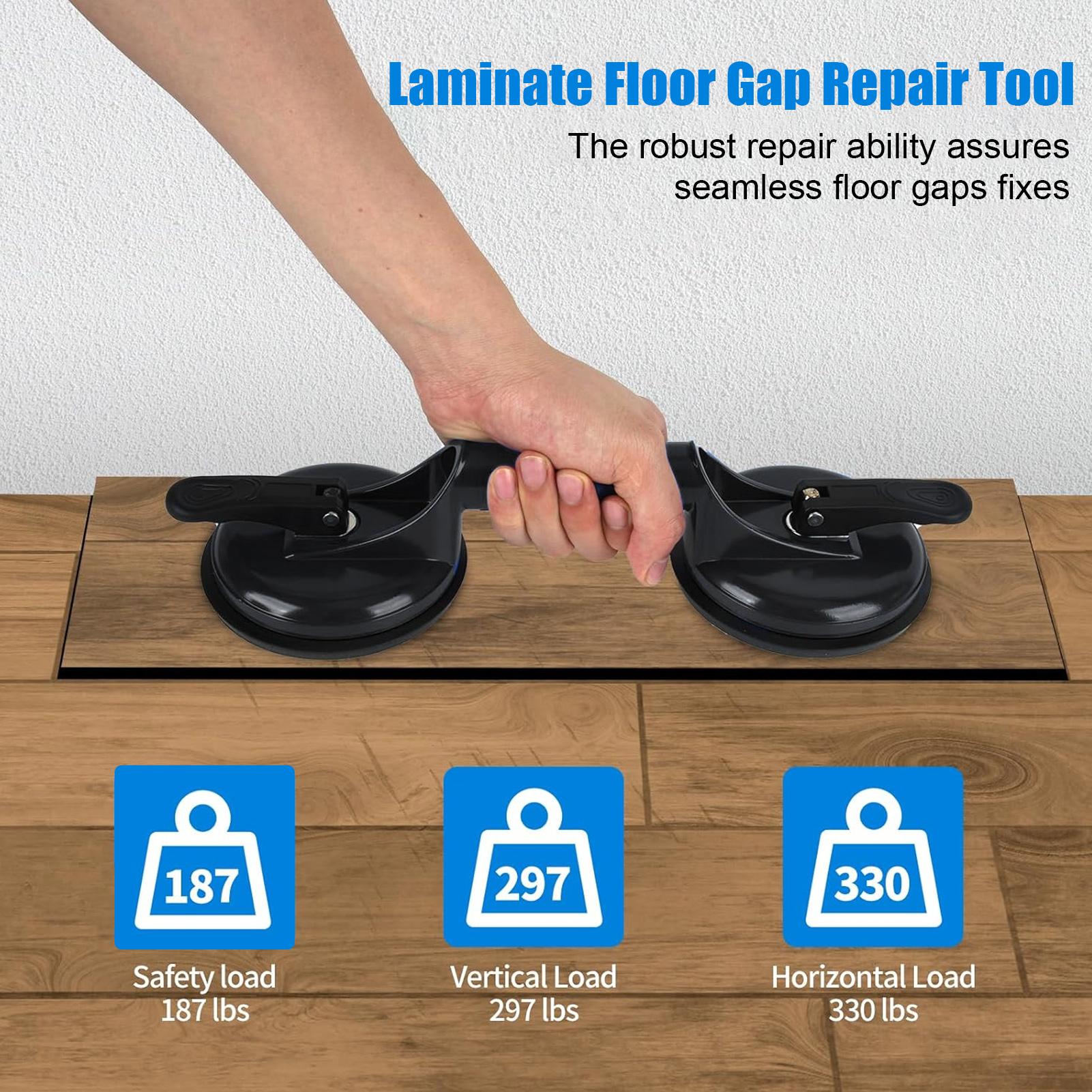 Floor Gap Fixer Floor Installation Tools Suction Cup Heavy Duty Fixer Repair Hammer for Deck Cabinet Home Shower Bathroom