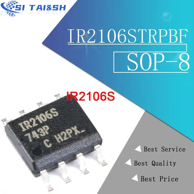 10 Uds nuevo sistema de datos IR2106STRPBF IR2106S IR2106