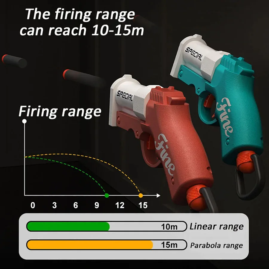 MINI S686 SHELL โยน Bullet Launcher ปืนของเล่น Airsoft Foam Bullet Blaster CS อาวุธกลางแจ้งเด็กปืนพก