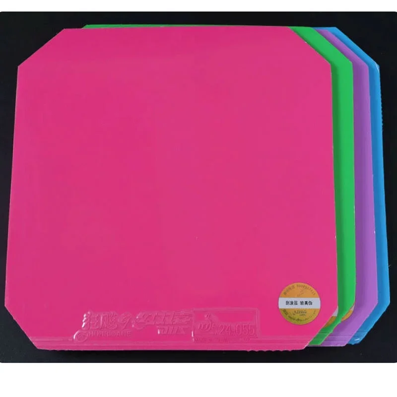 DHS ハリケーン 9 オリジナルカラフルな卓球ラバー粘着弾性ハードスポンジピンポンラバーパワースピードスピンコントロール