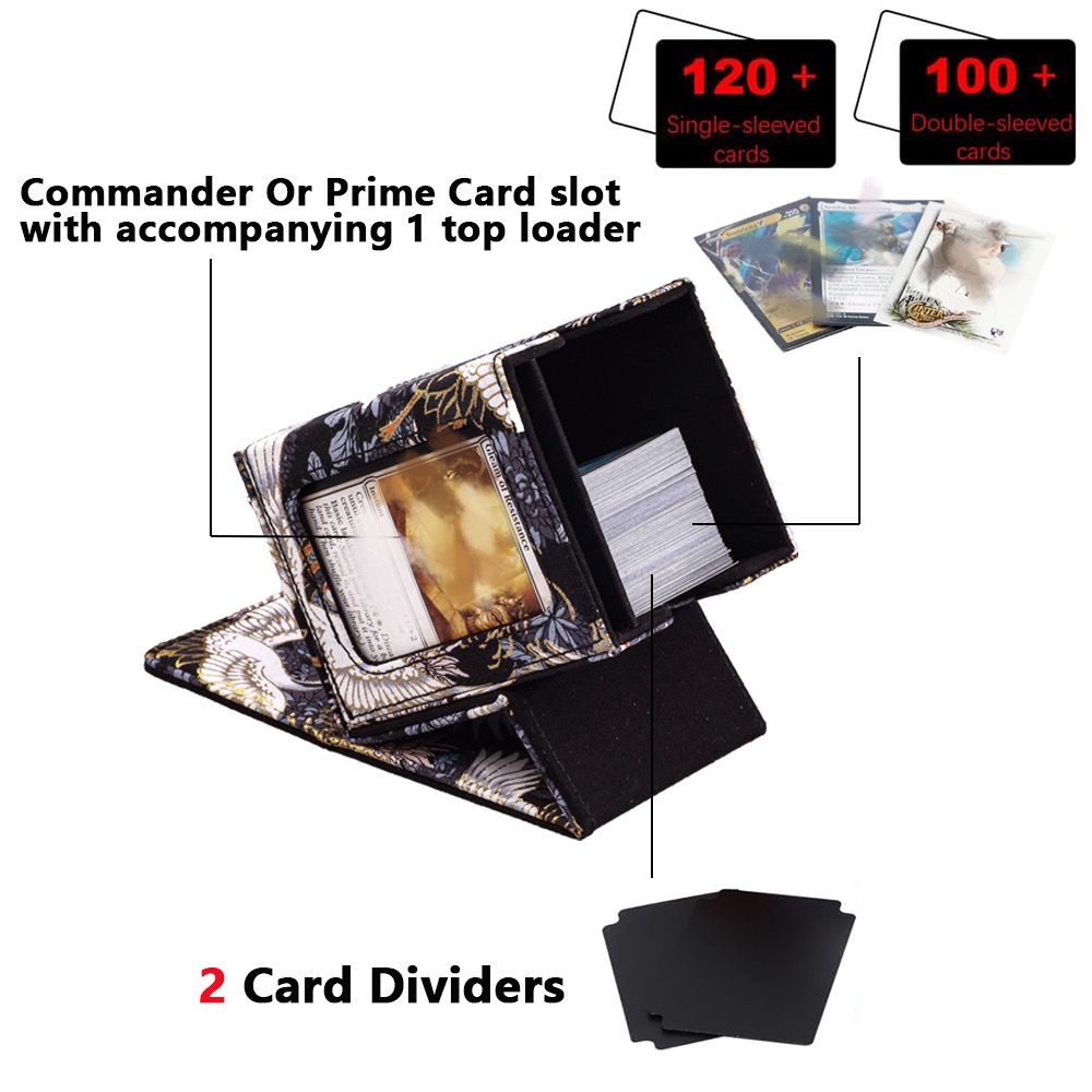 100+ Trading Card Deck Box Halter Commander Card Carrying Organizer Case MTG TCG Brettspiele Sammelkartenetuis Geschenke