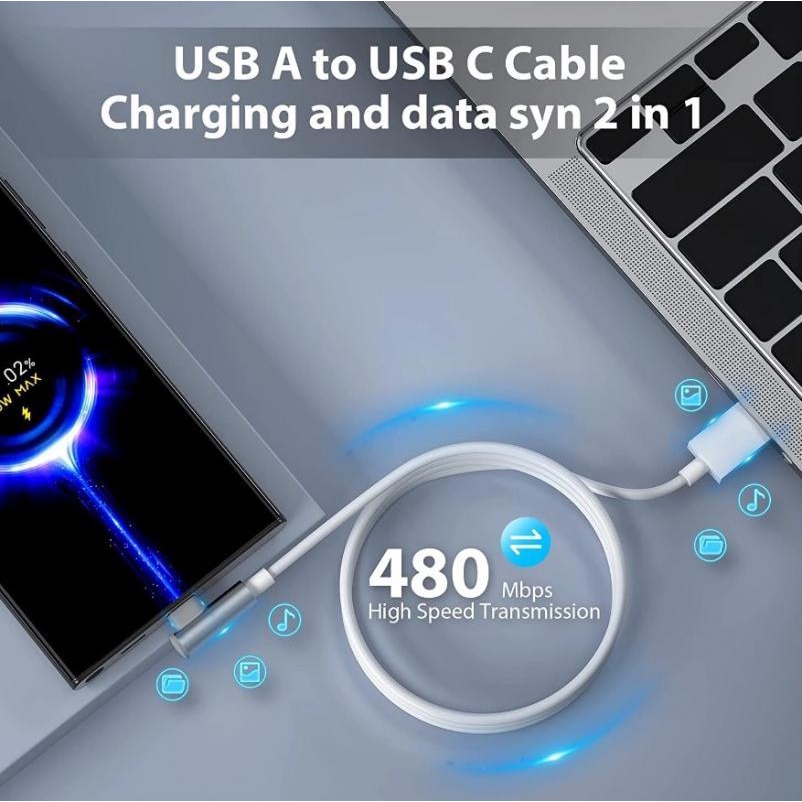 Original Xiaomi 120W 6A USB Super Fast Charger For Mi 12 11 POCO X5 X4 Pro Redmi Note 8 9 10 11 90 Degree Type C Charging Cable