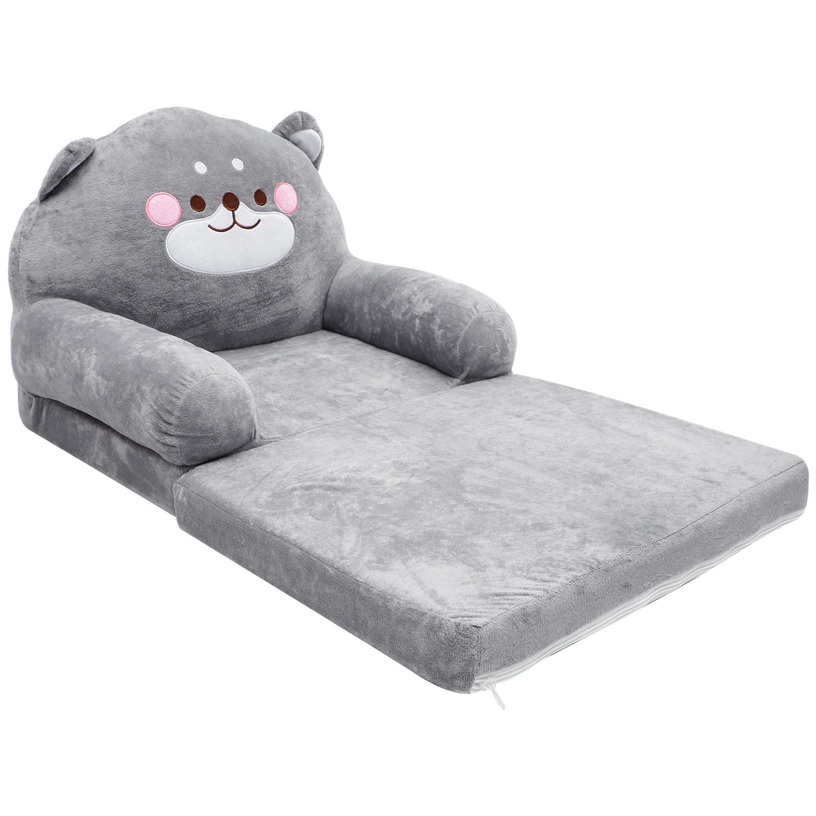 Divano pieghevole per bambini Poltrona Mini bambino per divani Forma di elefante Seggiolino per bambini Peluche Set di giocattoli per bambini Bambini