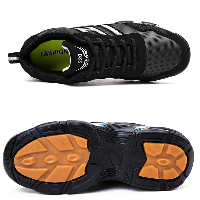 ฤดูหนาวรองเท้าหนังผู้ชายกันน้ํารองเท้าผ้าใบผู้ชาย Trekking ทํางานรองเท้าสบายๆชายฤดูใบไม้ร่วง Anti-SLIP High-Top เดินป่ากีฬา