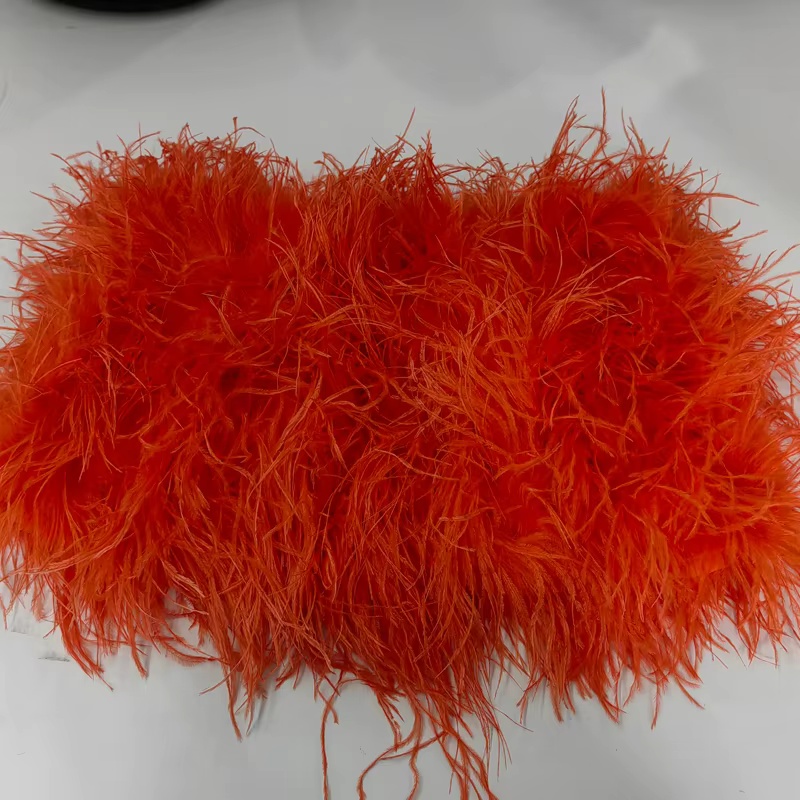 Minirok met echte veren, elastische taille sexy kleding, club, feestdansfeest carnaval korte rok kan in maat worden aangepast