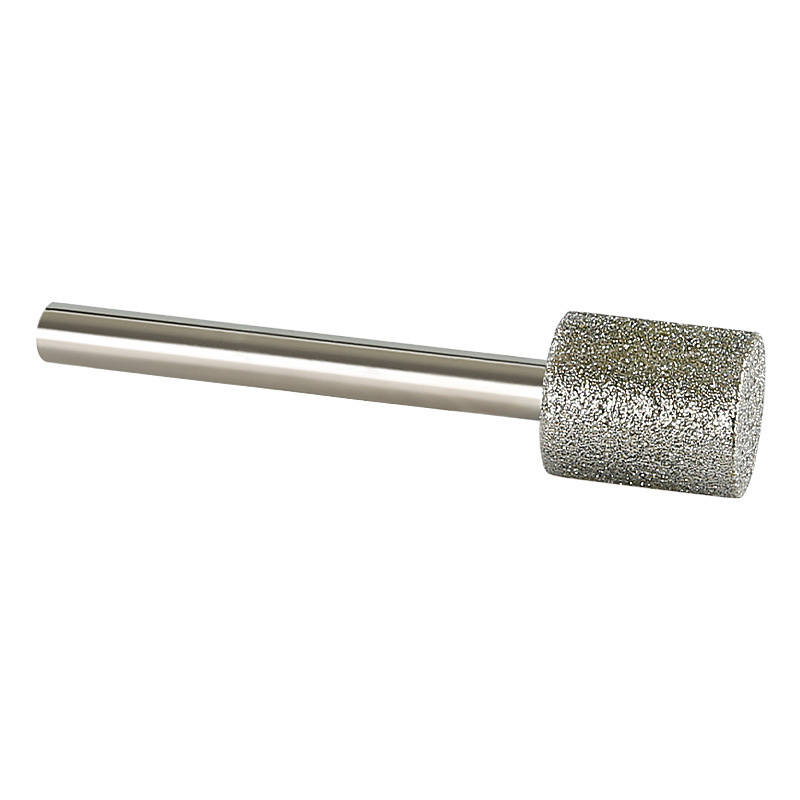 Fraise diamantée 3mm-20mm, tête de meulage à tige de 3/6mm pour la sculpture sur pierre précieuse rotative Dremel