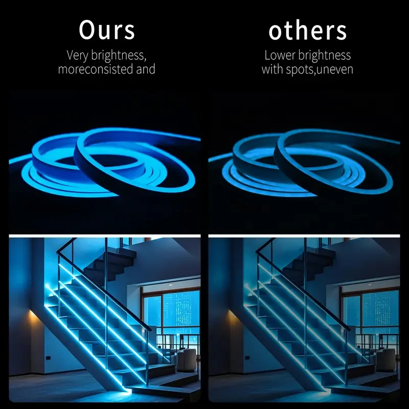 Tira de neón LED USB RGB que cambia de color con control remoto, decoración multiusos para el hogar, perfecta para Halloween y Navidad