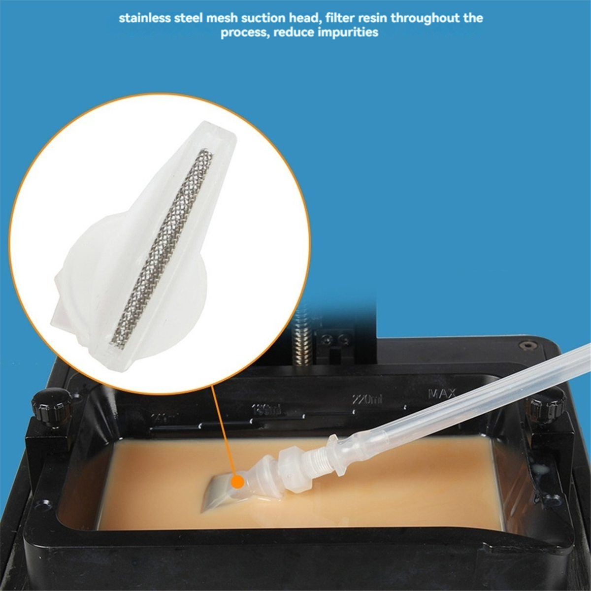 Licht härten des Harz Elektro-Reclaimer-Filter filter USB für 3D-Druckerharz-Recovery-Einheit