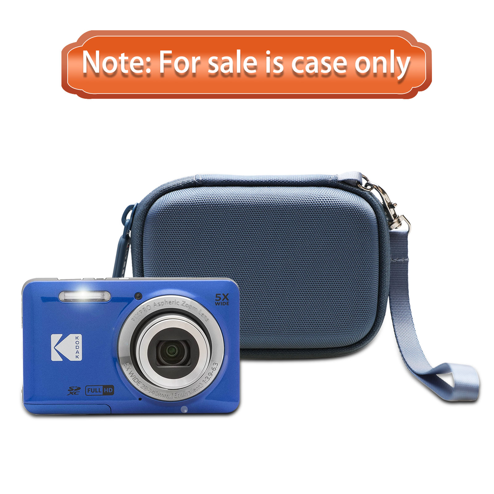 Capa de câmera LTGEM para câmera digital Kodak PIXPRO Friendly Zoom FZ41/FZ43/FZ45/FZ53/FZ55 - Bolsa de viagem para câmera digital