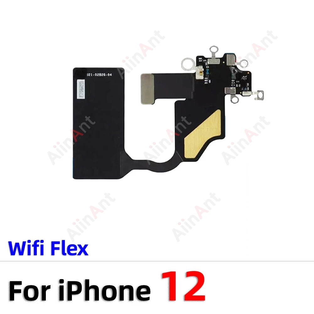 Aiinant เสาอากาศบลูทูธจีพีเอสเคลื่อนที่ NFC WiFi FLEX สำหรับ iPhone 11 12 PRO MAX MINI Wi-Fi สัญญาณอ่อนอะไหล่ซ่อมโทรศัพท์