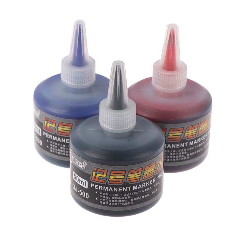 Rotulador de aceite de Graffiti permanente de secado al instante, recarga de tinta para rotuladores, 50ml