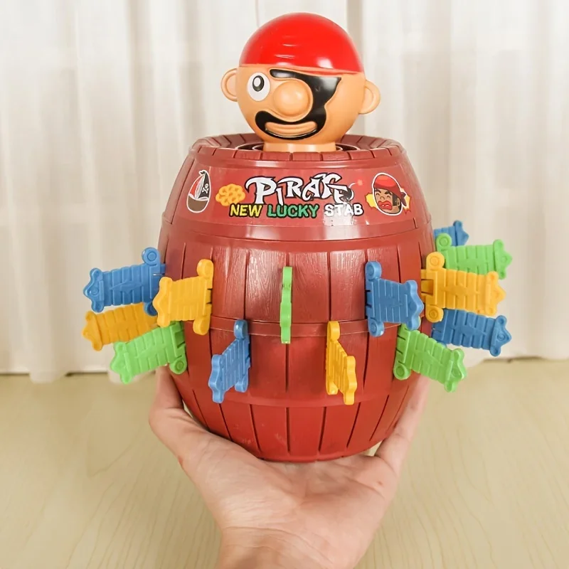 Piraten-Eimer-Spielzeug, neuartiges Trick and Release-Piraten-Eimer-Spielzeug, kreatives Kinderspielzeug