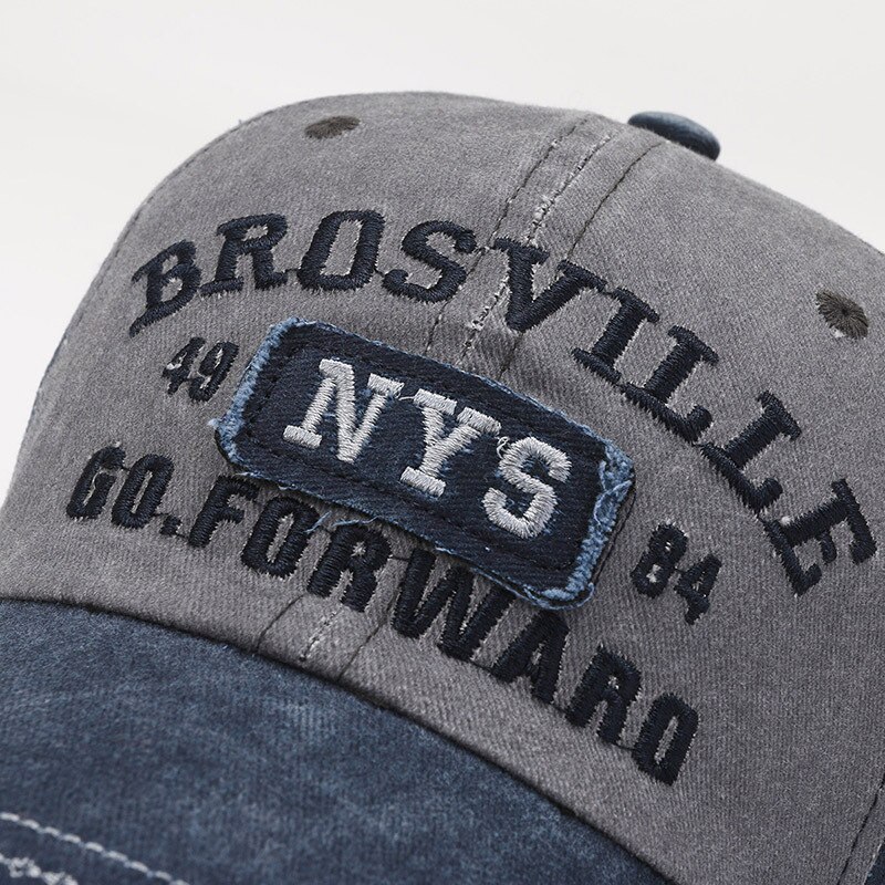 Gorra de béisbol para hombre Four Seasons, gorra bordada con lavado informal, sombrero para el sol con ala curvada, sitio web oficial