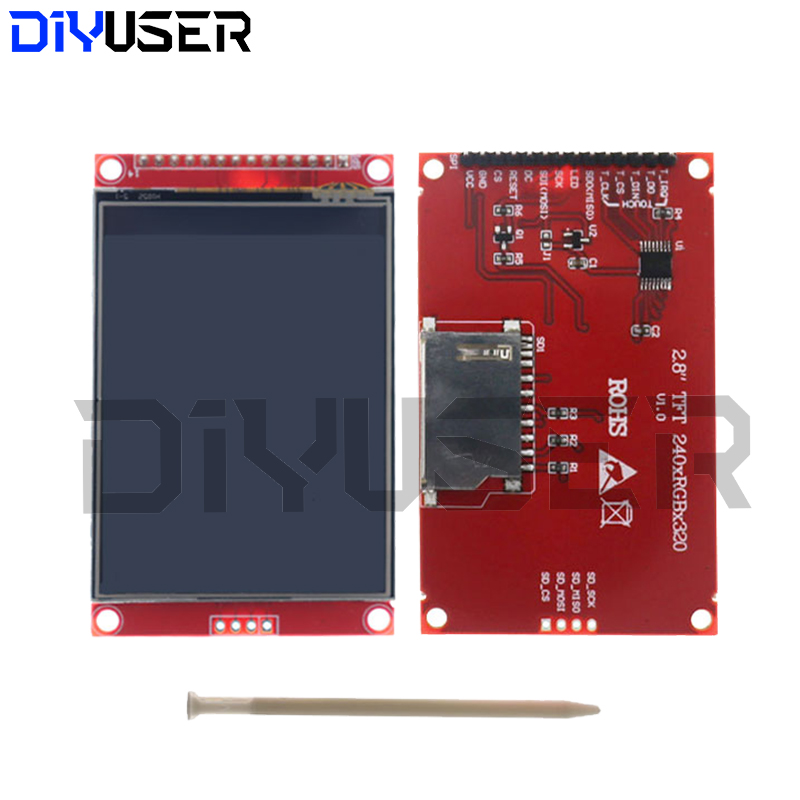 1.8 "TFT 2.4" TFT 2.8 "TFT z ekran dotykowy 240*320 inteligentnym wyświetlaczem ScreenDrive IC ILI9341 ST7789 moduł napędowy IC