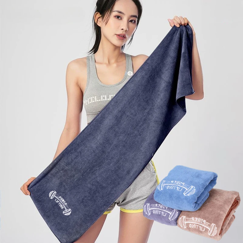 Toalla de microfibra de 42x95cm para gimnasio, Yoga, ejercicio, natación, Fitness, toalla refrescante de secado rápido, playa, correr, cuerpo, deportes antideslizantes