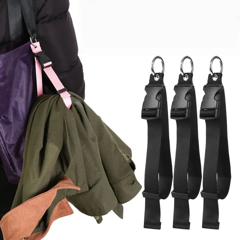 Zaino con tracolla fissa per bagagli da viaggio Cinghia esterna Tracolla portatile con fibbia di rilascio Add-A-Bag Tracolla per cintura Porta giacca