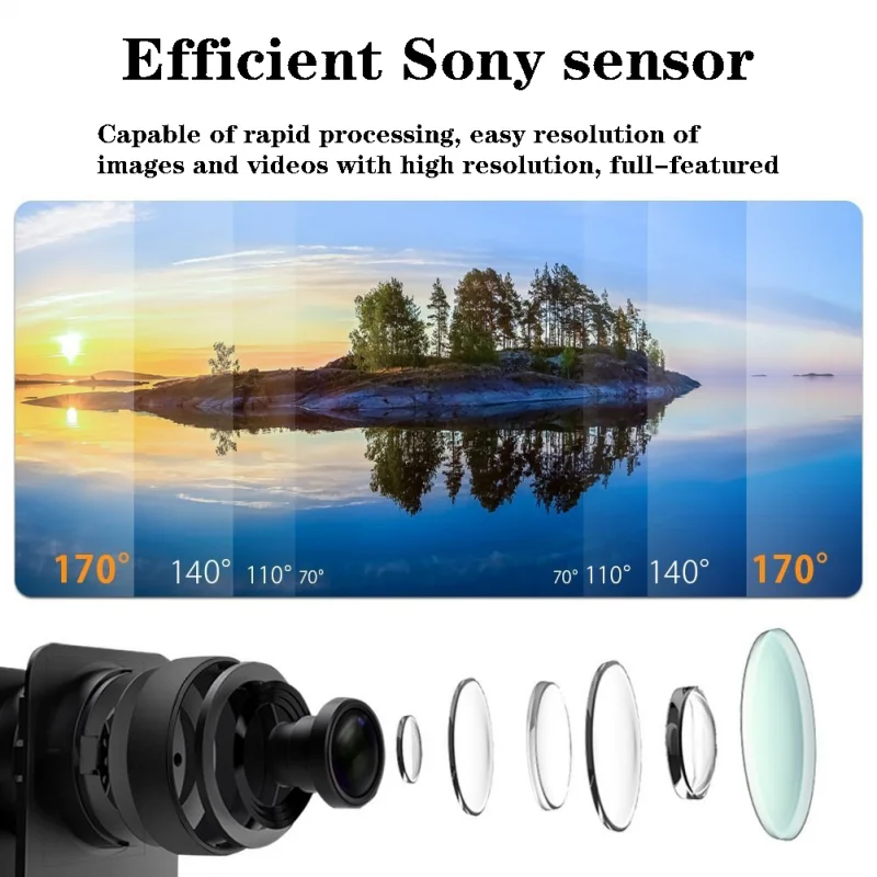 2.0 "Action กล้อง Ultra HD 4K 30FPS WiFi ใต้น้ํากล้องกันน้ําจักรยานการบันทึกวิดีโอกล้องกีฬากลางแจ้ง cam