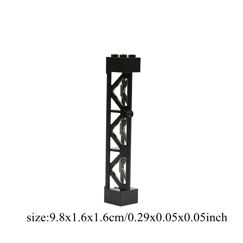 4pcs City อุปกรณ์เสริมเสา High-tech MOC สําหรับทหาร Building Block คริสต์มาสของขวัญของเล่นเด็ก