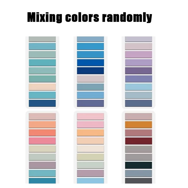 Morandi Colors Sticky Note Tabs for Book Annotation, File Classification Index Stickers, for School and Office Supplies