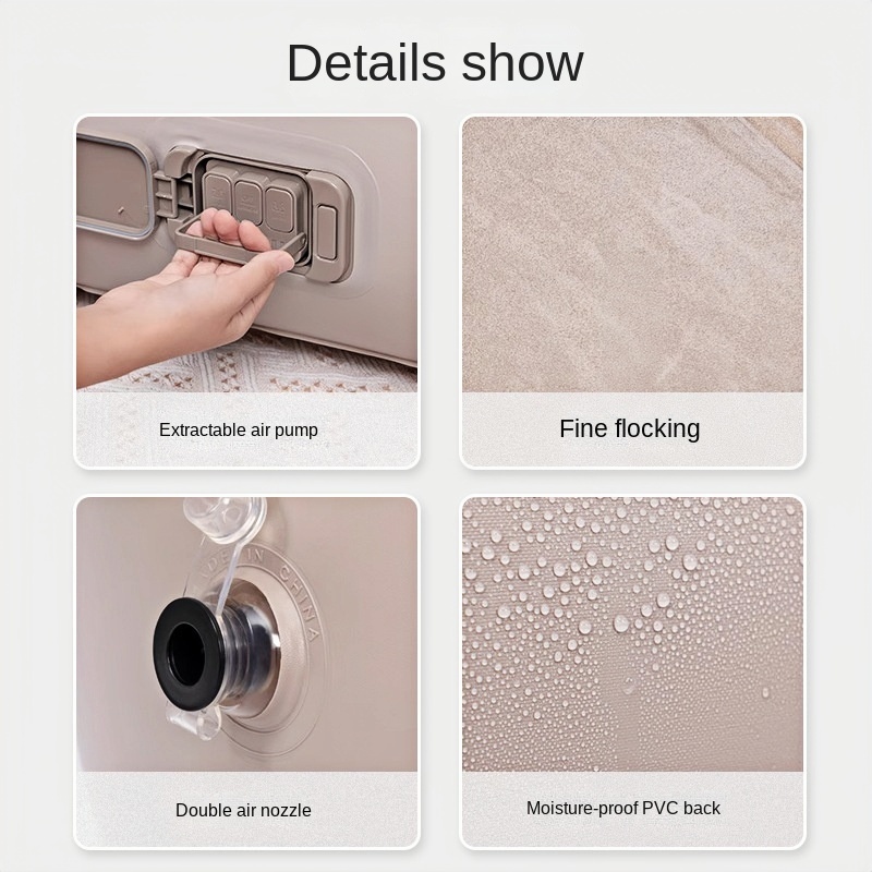 Sillón de sofá autoinflable para ocio al aire libre, portátil, con bomba de aire eléctrica, diseño impermeable plegable para el hogar/Camping