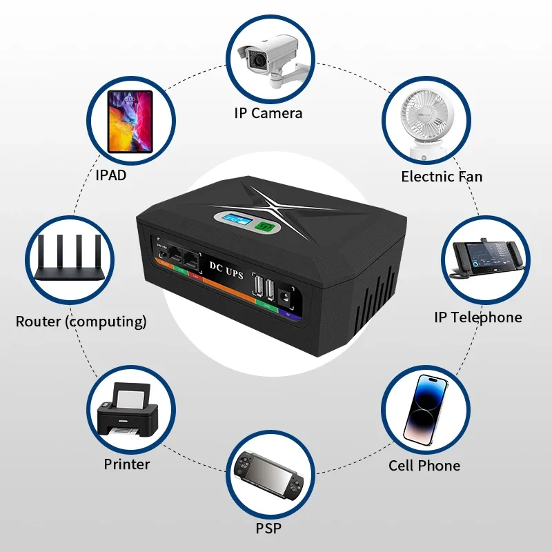 Factory Price Mini Ups Power Bank Ups 48000mah 5v 9v12v 24v Mini Ups With 12hr Backup Time