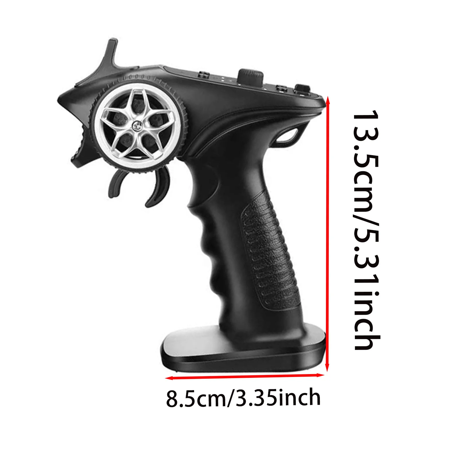 RCZIPROY 2.4GHz TX-4 4CH Radiosysteem Zender Controller Afstandsbediening met ontvanger is geschikt voor RC Auto Scheepstank
