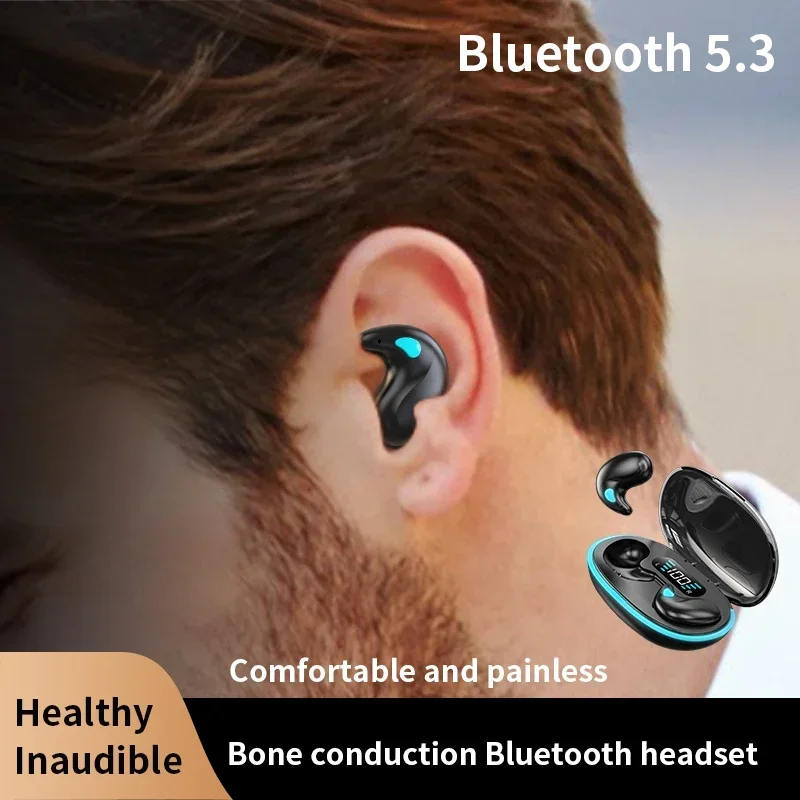 Nouveau sommeil Invisible sans fil écouteurs IPX5 étanche casque Mini Sport jeu Bluetooth stéréo HIFI musique casque écouteurs