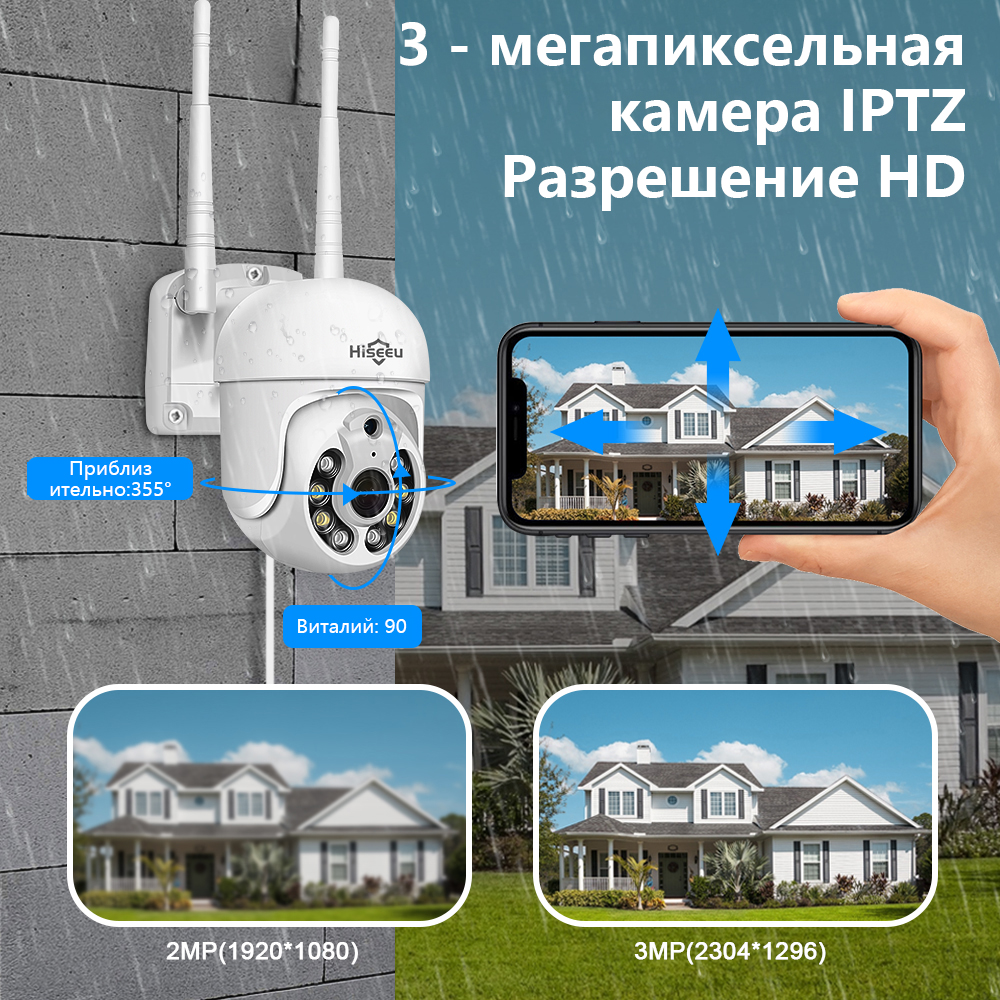 3/5MP PTZ Подходит для беспроводного NVR