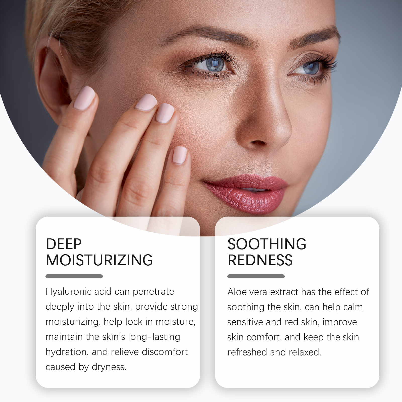 345 crema de alivio hidratante nutre la piel cuidado calmante Lifting facial estiramiento iluminar el tono de la piel crema hidratante de belleza